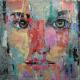 Fabio Modica | Faciem - mixed media on canvas - cm 200x155 | 75x59 inches