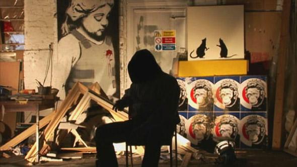 Ark8 street art exhibition e proiezione film "Exit through the gift shop" 