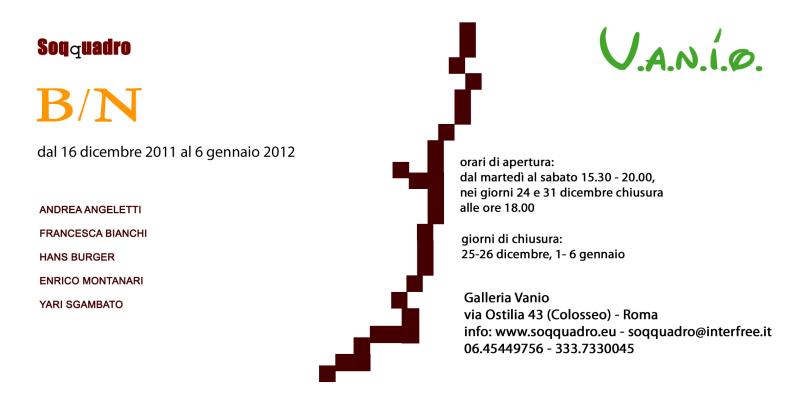 B/N mostra di fotografia