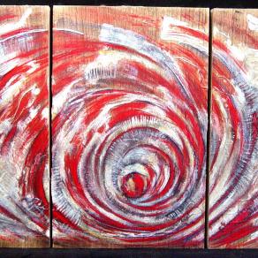 Vortice Rosso, serie: "Vortici d'Onde Interiori"