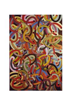 Analogico  vegetale  olio su tela   70x100    2004