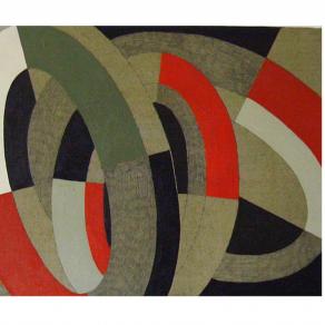 ovali  olio e matita su tela     60x80     2008