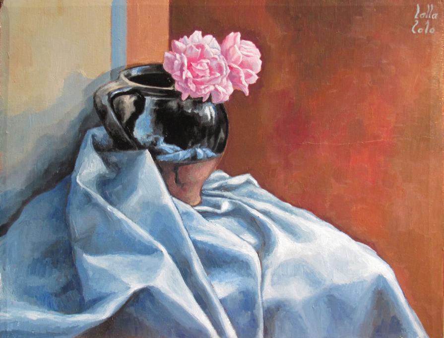 Natura morta con roselline