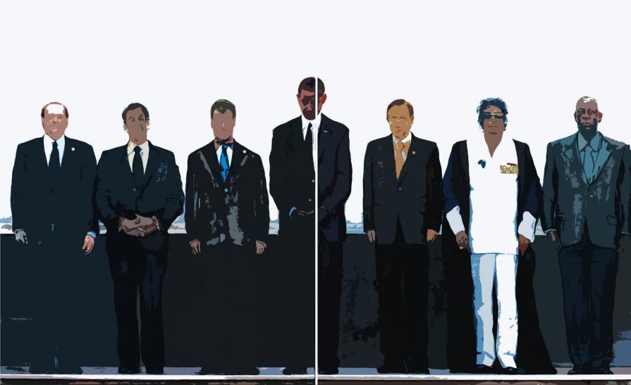 "Ultimo giorno di lavoro del G8 - L'Aqila 10 luglio 2009" Stefano Bullo