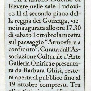 ATMOSFERE A CONFRONTO mostra sul paesaggio a Revere