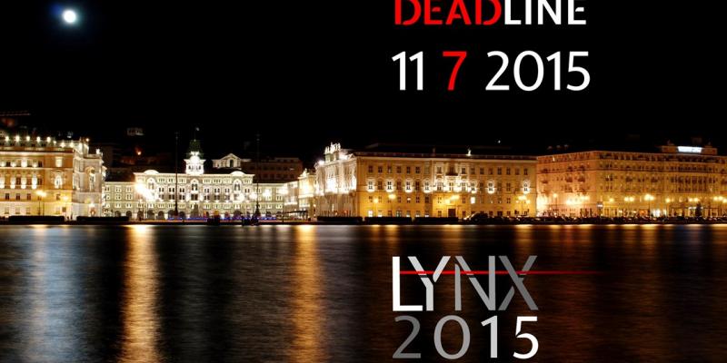 COUNTDOWN! LYNX PRIZE 2015
