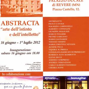 PAGINA PUBBLICITARIA COLLETTIVA ABSTRACTA SU ARTE MONDADORI di giugno