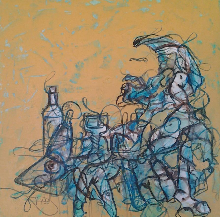 DIALOGO CON CHARLES BUKOWSKI. (n VIII DELLA SERIE BUTTERFLY AND HURRICANE)