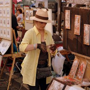 Art Workshop at Montmartre. Scene 4.3_Elegant Artist
