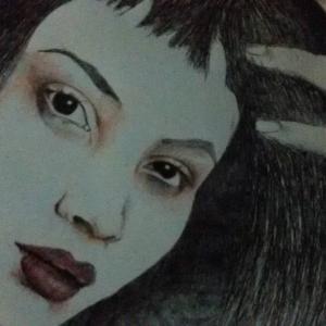 N 58 Biro nera arancione fucsia