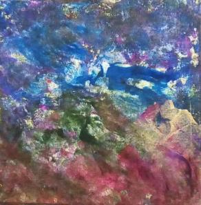 Un babbo natale al verde.