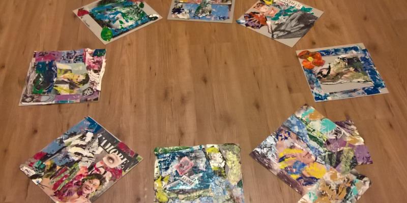 “SENTO E MI ESPRIMO CON L’ARTE”  - Respiro, mi ascolto e mi esprimo con creatività-