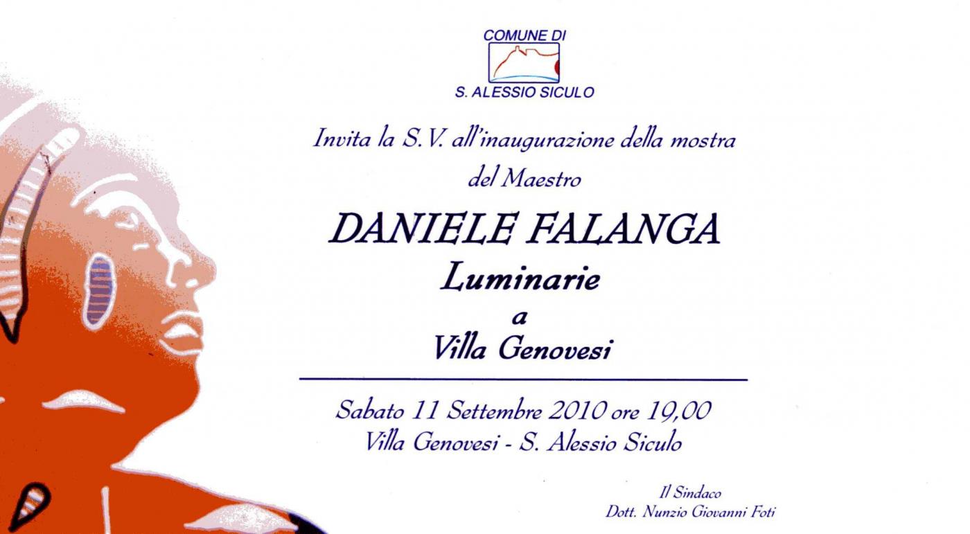 Daniele Falanga Luminarie a Villa Genovesi