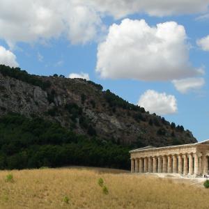 Italia. Sicilia, Trapani blu e sale