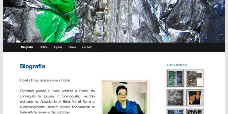 News Fiorella Fiore web site 