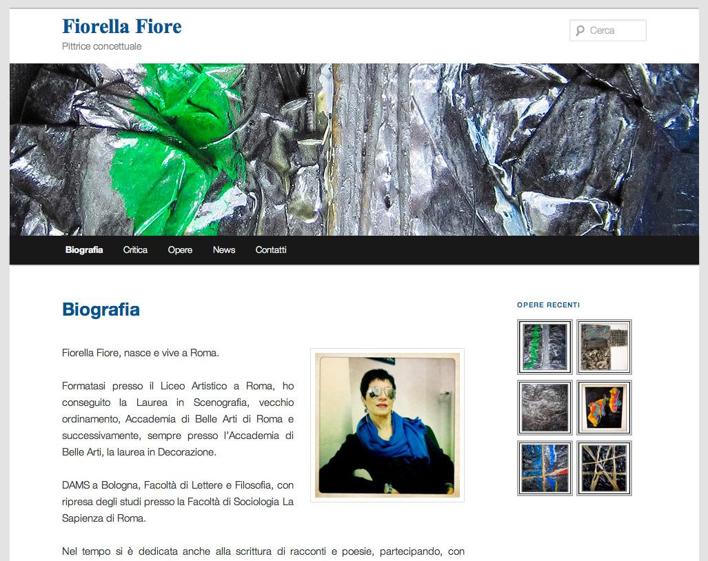 News Fiorella Fiore web site 