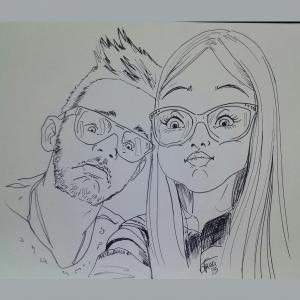 Ritratti su commissione, ritratti a matita, ritratti olio su tela, tecniche miste