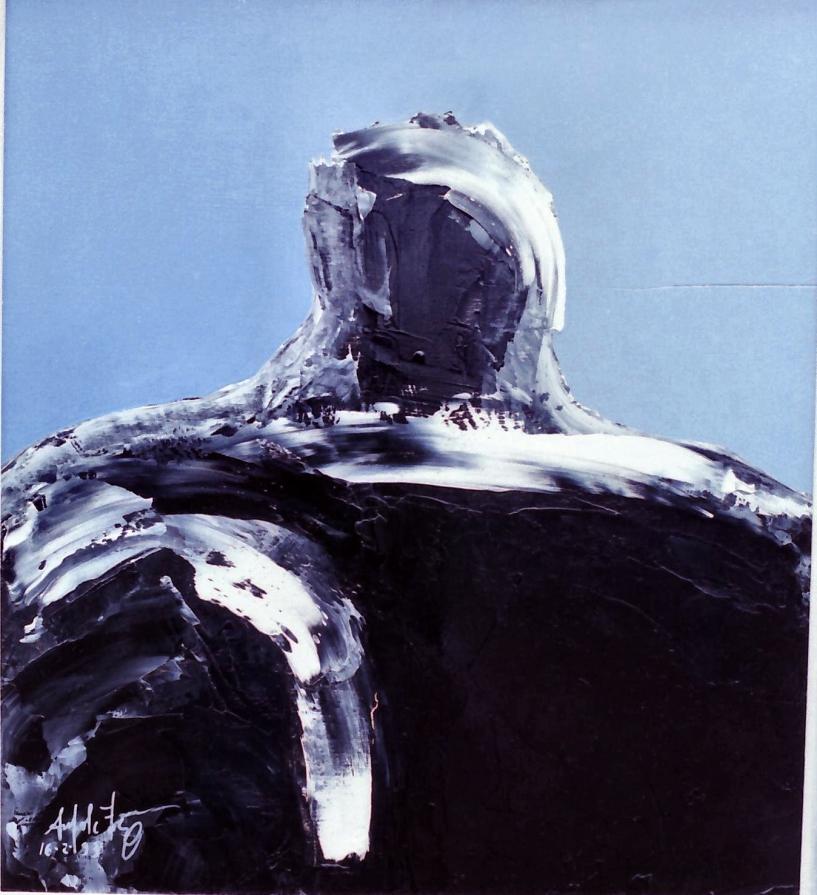 "Ritratto in un fine millennio - verso" 1993 "Ritratto in un fine millennio - verso" 1993