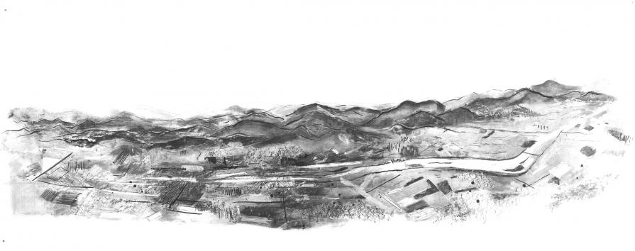 View over Namsen Mountain