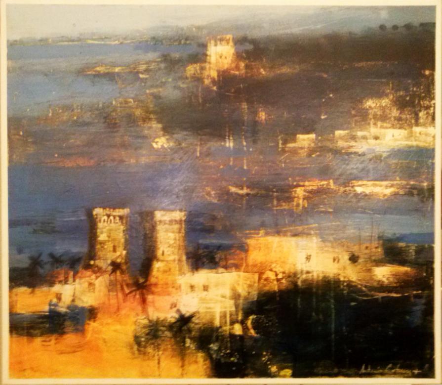 PAESAGGIO ITALIANO_NARDO' Paesaggio del mare 80x70