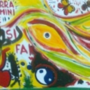 Murales-Sogno e colore in liberta' 