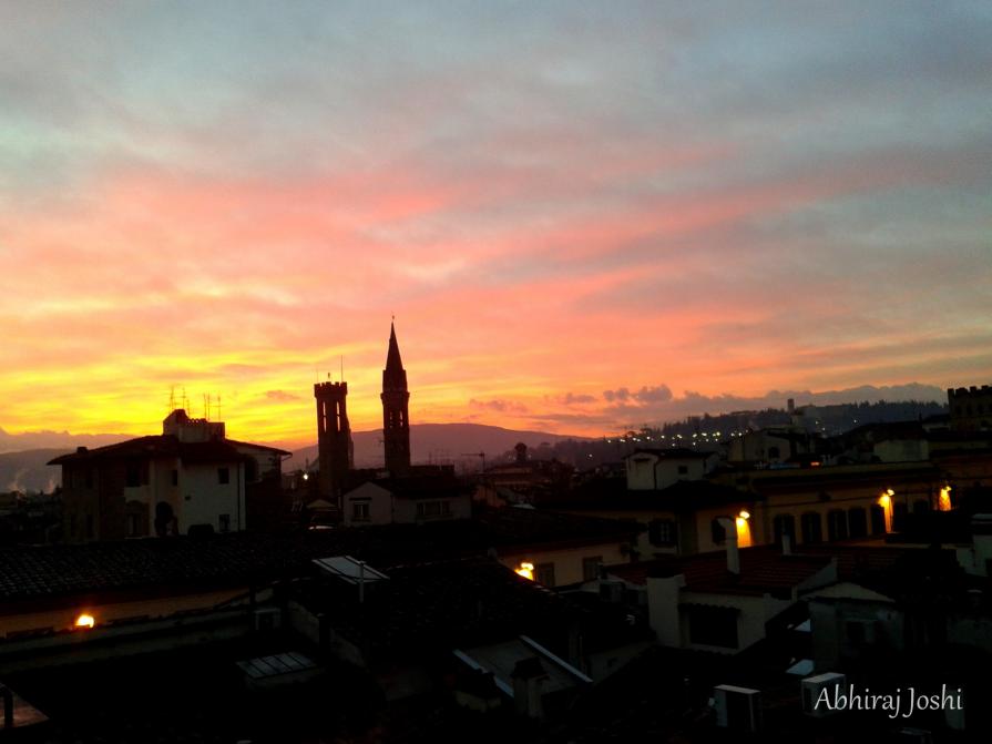 Sunset in Florence