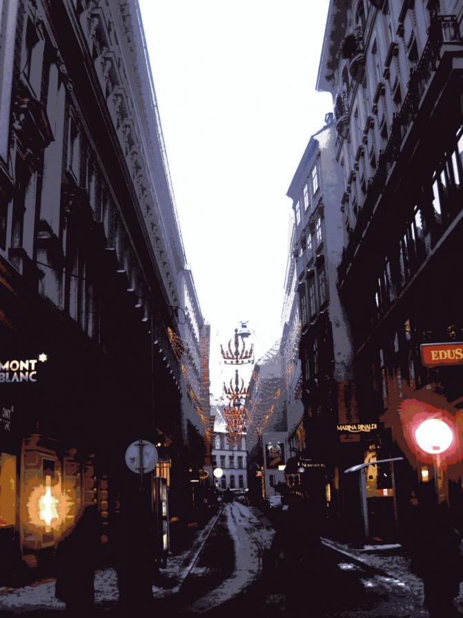 Light Alley (Vienna 2015  Winter)
