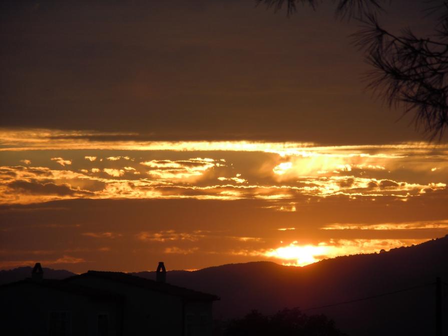 tramonto dorato