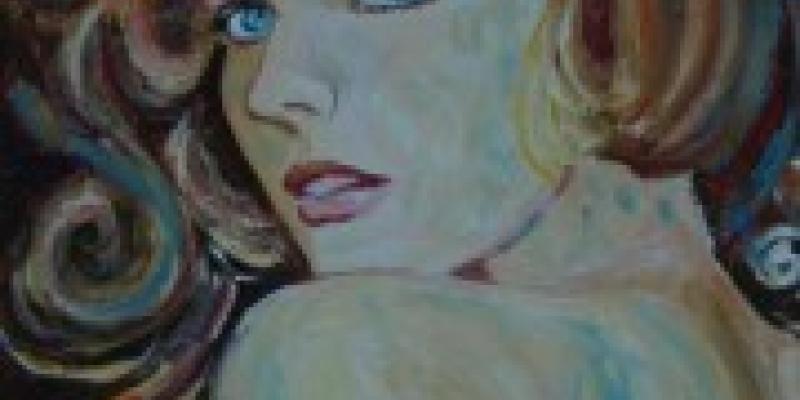 "Eco della notizia"sezione artisti:biografia di Samanta Valente con opera "Candore"