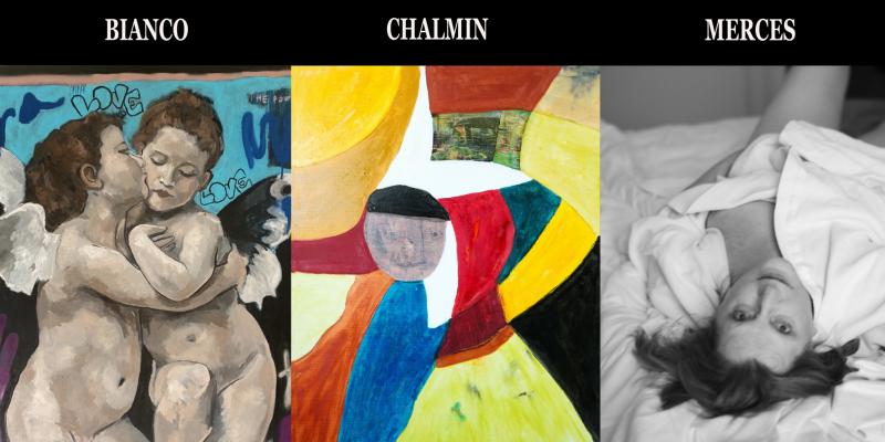 Mostre personali di Bianco, Chalmin e Merces