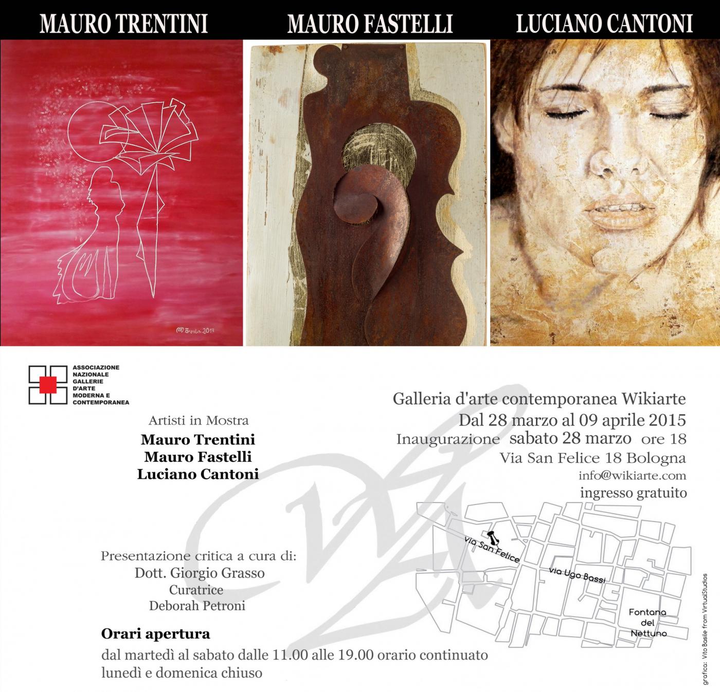 Mostra personale di M. Trentini, M. Fastelli, L.Cantoni presenta il Dott. Giorgio Grasso