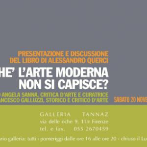 ʻPerchè lʼarte moderna non si capisce?ʼ di Alessandro Querci