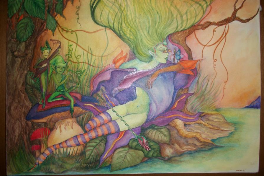 Messaggio d'amore per madre Natura