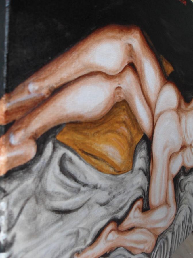 Piccoletta su piccoletta - Eros et vorax (particolare-foto di lato)