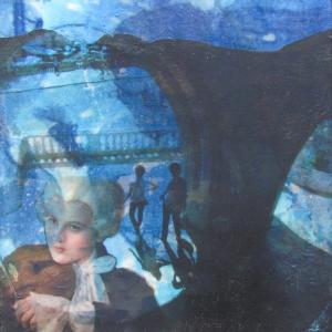 Palacio Nacional loggia, violinist