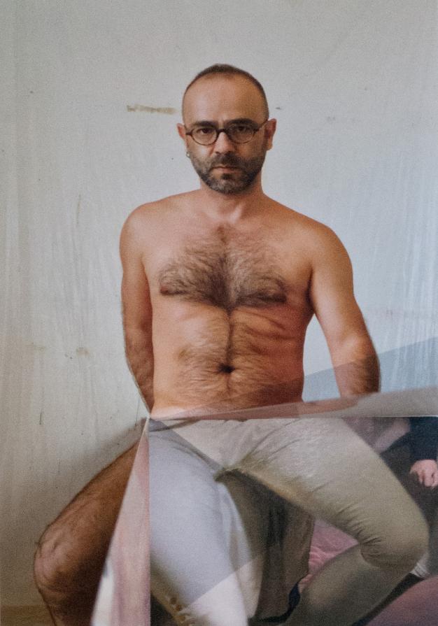 man with the pronounced appearance  (self portrait)