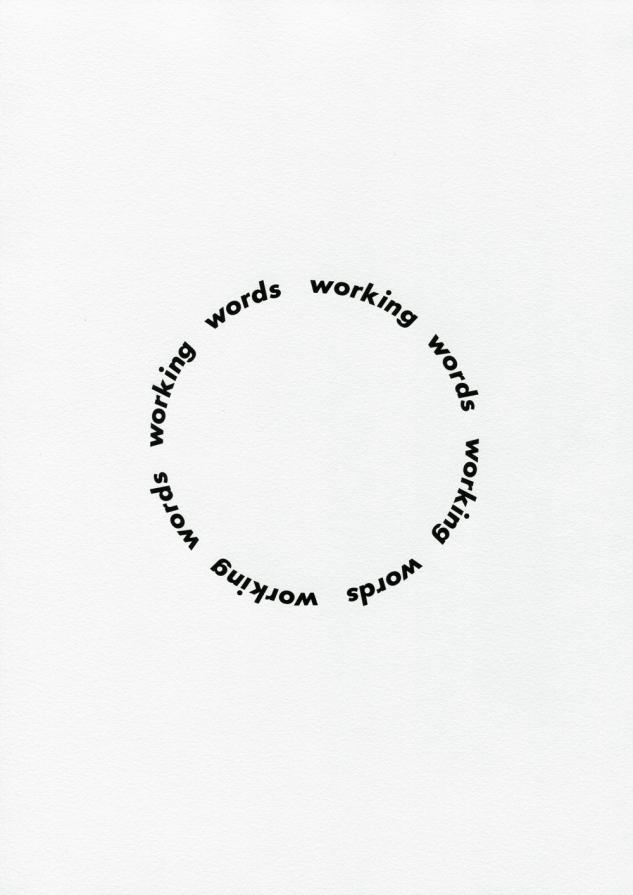 Words Working Words
