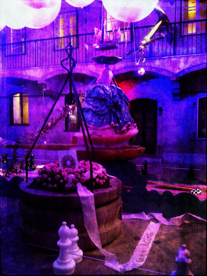 Commemorative courtyard exhibition in Ljubljana