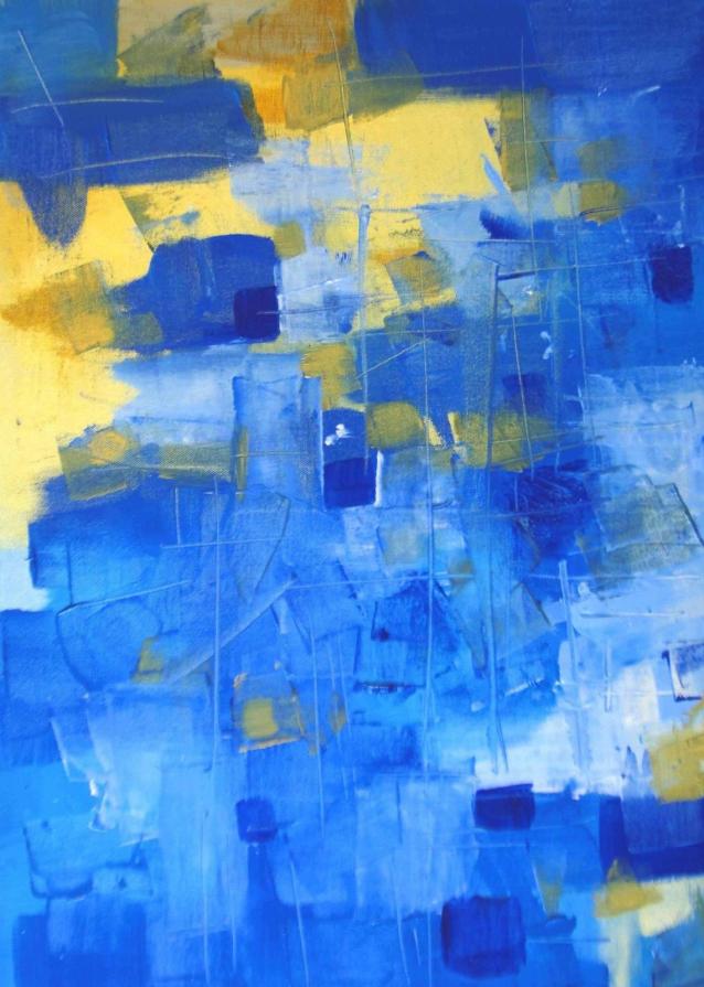 Natalia Khromykh (Ucraina) - Abstraction - olio tela - 50 x 70