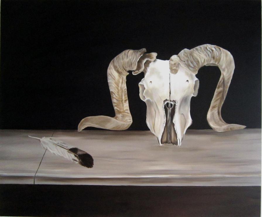 Rams Head and Eagle Feather