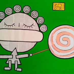 La bambina e il lecca lecca