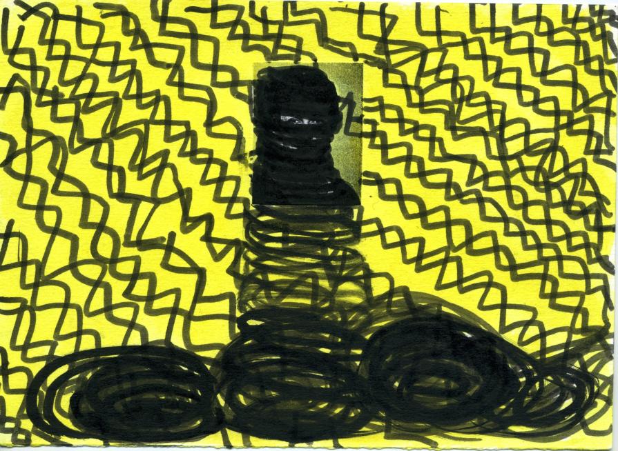 Blind Man's Buff, Installation - mixed media on paper