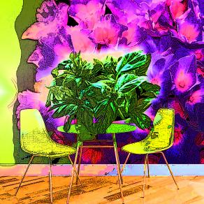 Il mio basilico mi saluta mandandomi il suo straordinario profumo...!!!