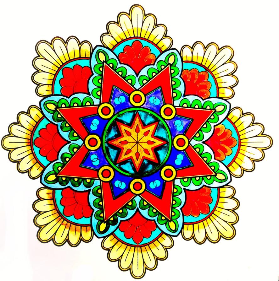 Un vortice di colori che calma la mente e accende l'anima !!! 