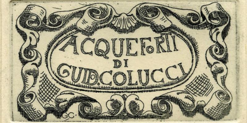 "Firenze Ricordata" Incisioni di Guido Colucci (1877-1949)