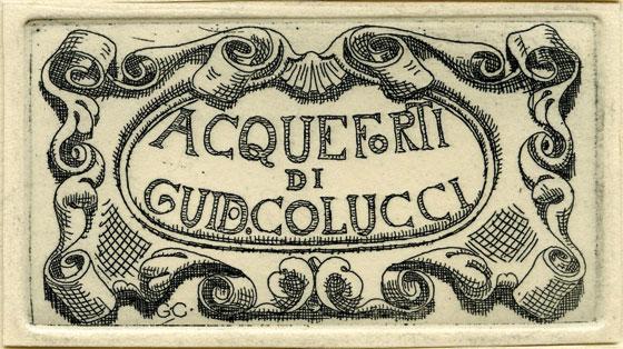 "Firenze Ricordata" Incisioni di Guido Colucci (1877-1949)