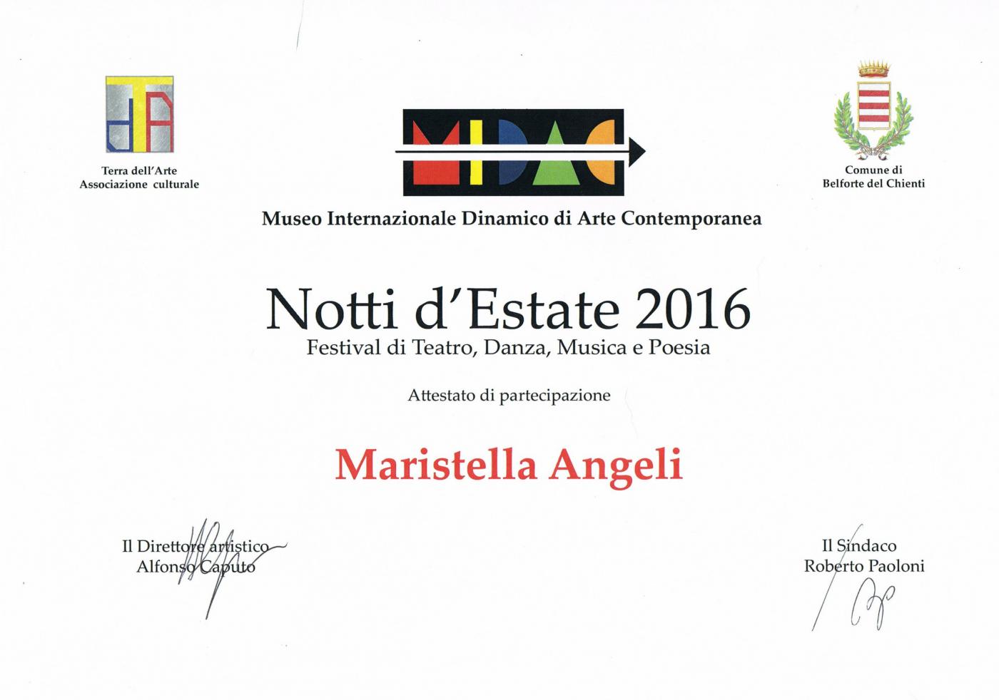 “Notti d’estate”, Belforte del Chienti (MC)