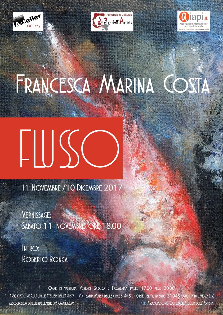 Flusso - Mostra personale Francesca Marina Costa