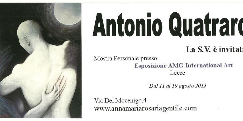 MOSTRA PERSONALE MOSTRA PERSONALE