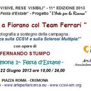 Banner Mostra personale di Fernando Stumpo in Piazza Roma Cremona